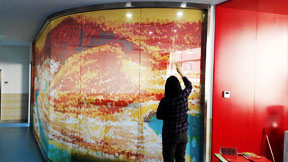 Single wall painting and production
